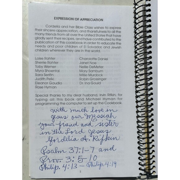 Cooking with Cordelia and Friends, Authored by Cordelia Rifkin - Picture 4 of 8